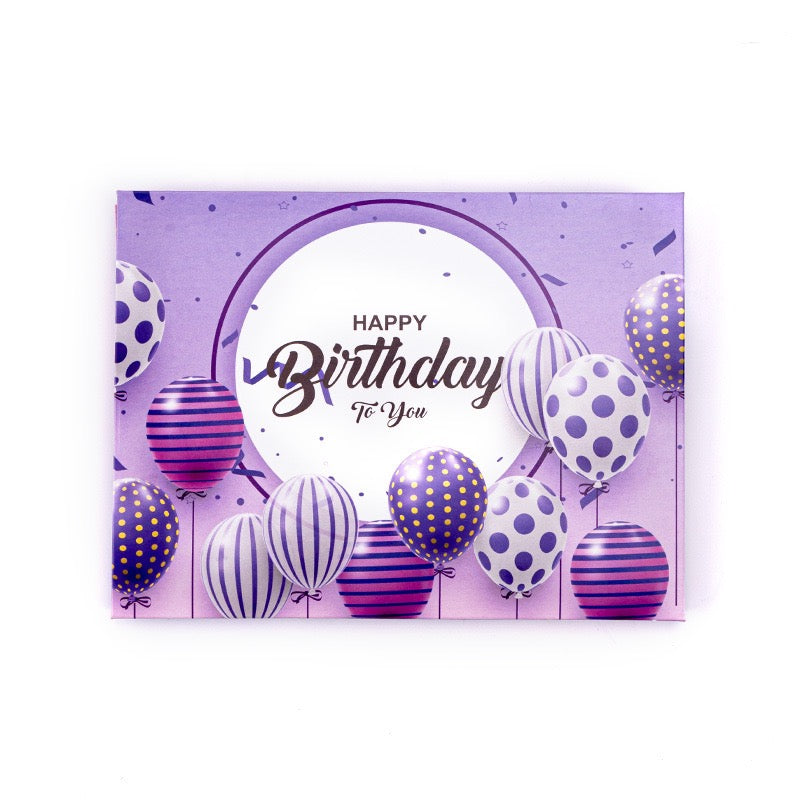 New Light-Up Musical Pop-Up Birthday Card – 3D Cake with Blow-to-Activate Balloons, Novelty Luxury Keepsake